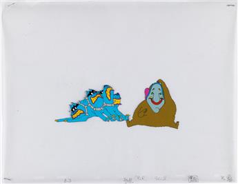 (ANIMATION / THE BEATLES) YELLOW SUBMARINE. Group of 8 original Animation Cels